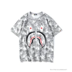 Hypeyourbeast BAPE Digital Pixel Camouflage Tee Shirt 'GREY'