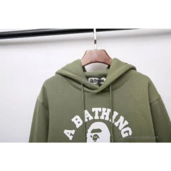 Hypeyourbeast BAPE X Bathing Ape Head Hoodie 'ARMY GREEN'