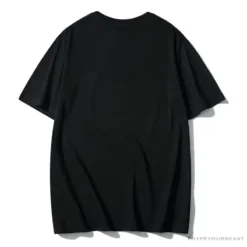 Hypeyourbeast BAPE Luminous Spots Camouflage Great Ape Man White Head Cotton Short Sleeve Tee Shirt 'BLACK' Clothes