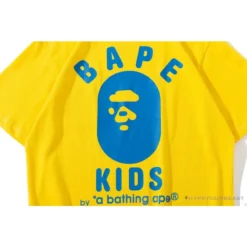 Hypeyourbeast BAPE KIDS Small Net Pocket Ape Man Head Tee Shirt 'YELLOW' Clothes 27 Hypeyourbeast BAPE KIDS Small Net Pocket Ape Man Head Tee Shirt 'YELLOW' Clothes
